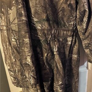 Kids' Forest Camo coveralls.